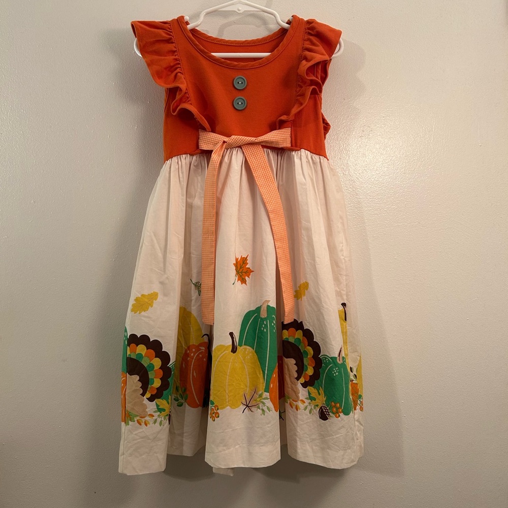 Eleanore Rose Thanksgiving Girls Dress